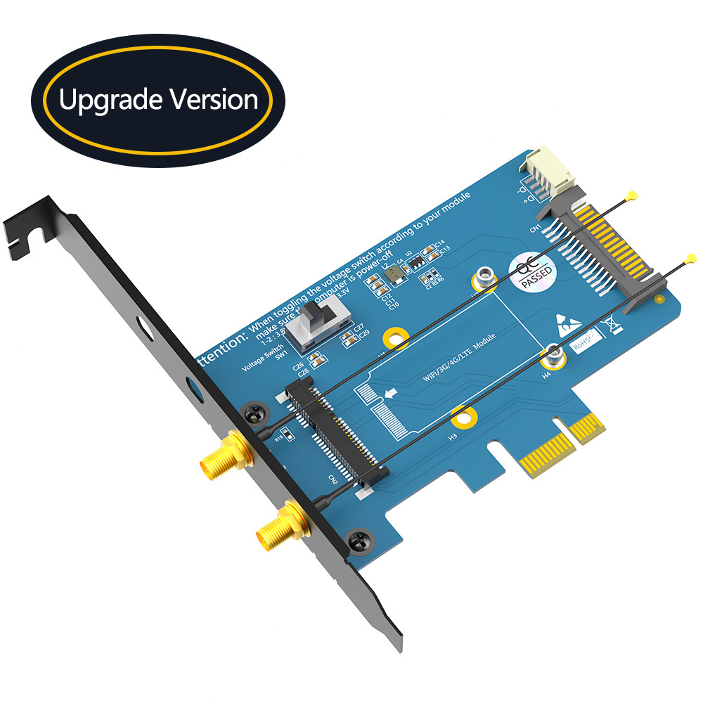 USB Mini PCI-E PCI Express To PCI-E 1X Adapter For WindowsXP