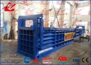 Quality 125 Ton Horizontal Baler Waste PET Bottle Baling Machine For Plastic Bottles And Cartons wholesale