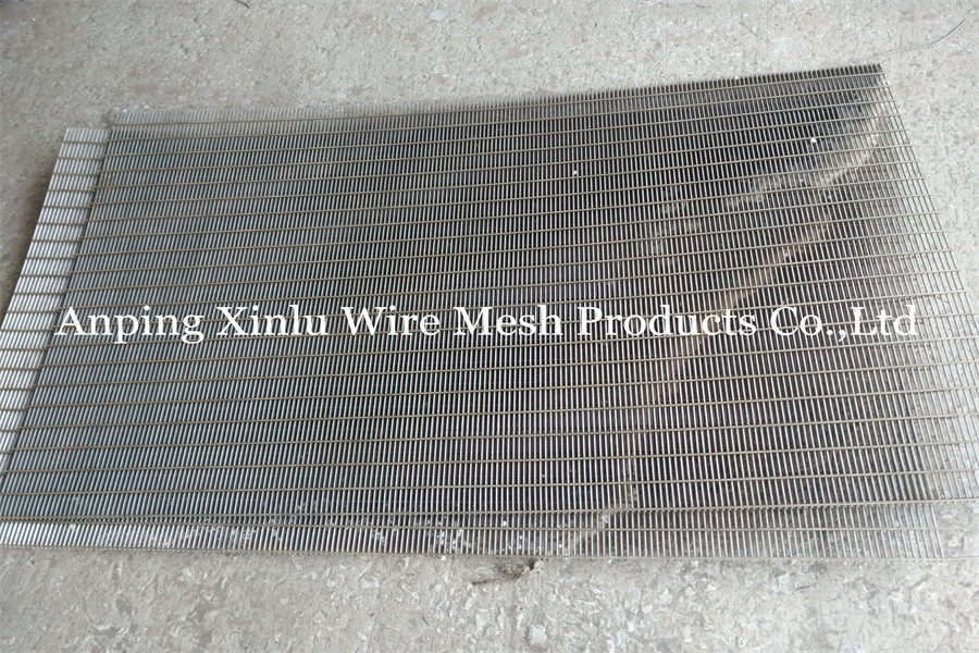 1.2x2m SS304 Wedge Wire Screens Vibrating Screen Panels With Slot 2mm