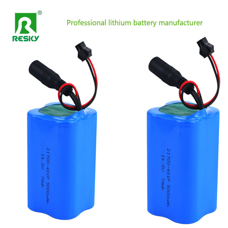 Rechargeable 21700 14.8v 5000mAh 74wh Solar Battery Li-Ion Battery Pack for Back Up Power DHL Shipping