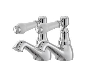 Quality Chrome Finish Two Handle Mixer Tap Bathroom Shower Faucets wholesale