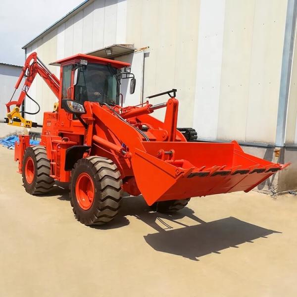 Mini Backhoe Loader with 3400 kg Machine Weight and BOXINHUASHENG Hydraulic