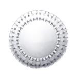 Factory Direct China Manufacturer Classic Woven Collection Clear Plate Set with