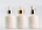 10ml 15ml 20ml 30ml Small Glass Dropper Bottles White Porcelain For Essential