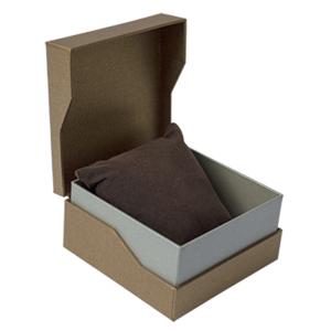 Quality CMYK Watch Box Gift Packaging Khaki Wrist Lid And Bottom Box OEM ODM wholesale