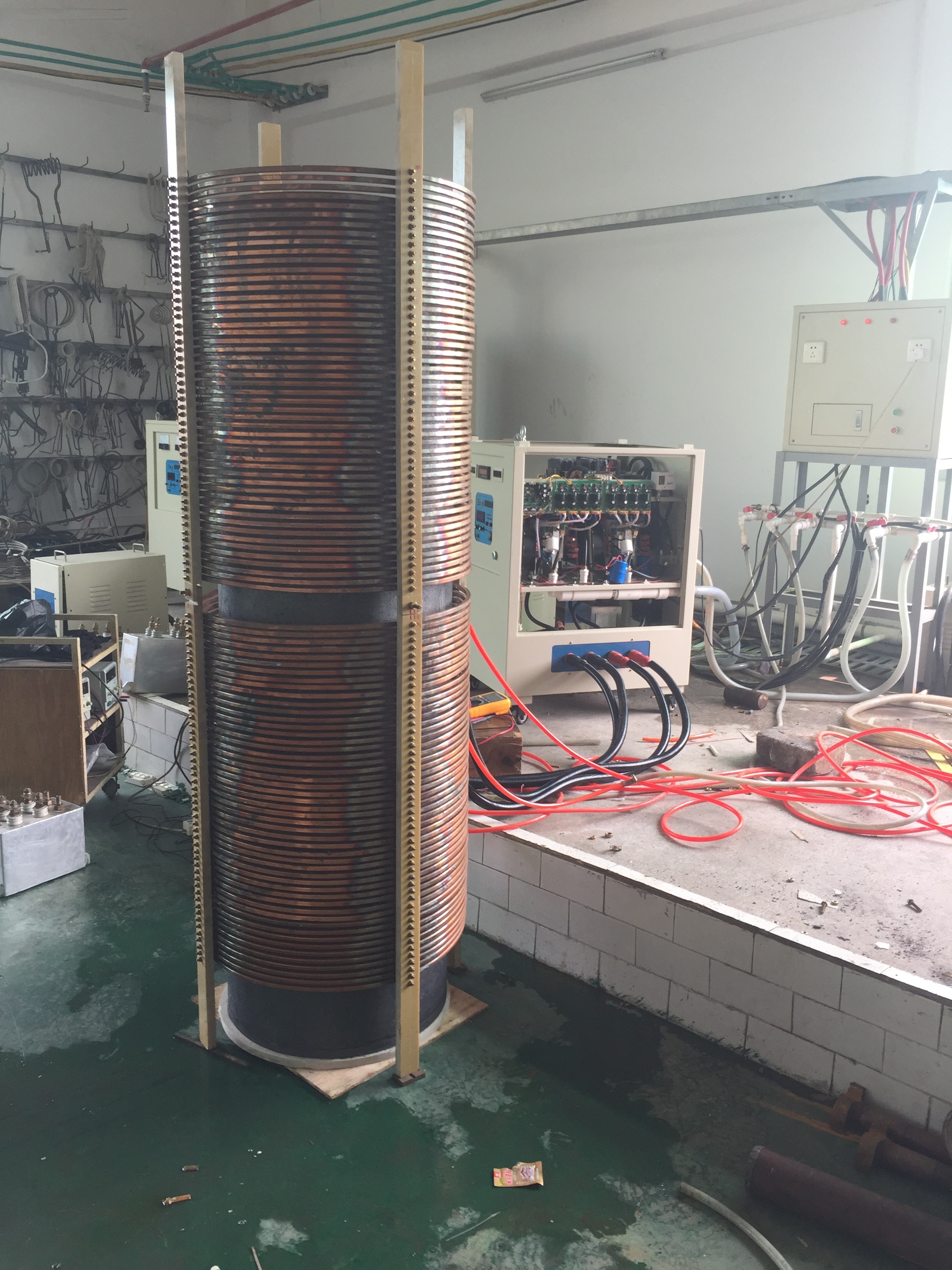 SF Super Audio Frequency Induction Heating 10-50khz 400KW For Graphite Heating