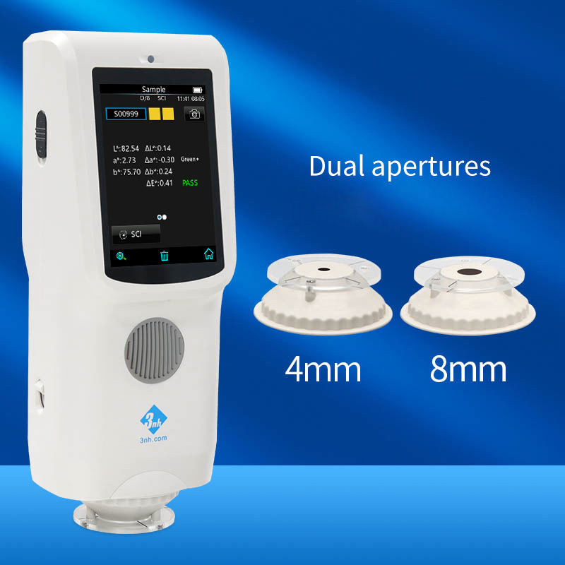 3nh CR9 Portable Spectrophotometer Digital Color Analysis Meter Fabric Textile Food Laboratory Colorimeter