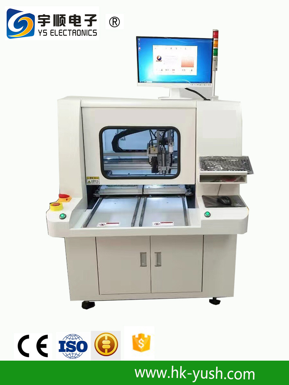 4-axis high-precision PCB depaneling router/ pcb separator machine YS-2100
