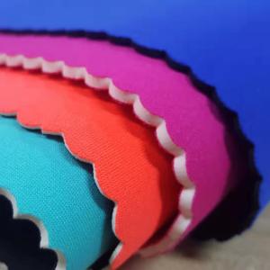 Quality 0.5mm Shore A Rubber Neoprene Spandex Fabric Waterproof For Cloth / Bag wholesale