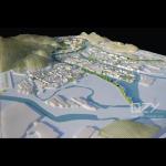 Wuyan Design - 1/1500 Ningbo Yinzhou Yinzhou River Planning Mode
