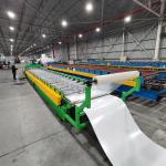 Glazed Steel Roofing Sheet Manufacturing Machine For Construction Works