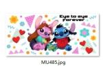 Strong Adhesive Valentine'S Day UV DTF Tumbler Cup Wraps UV Resistant