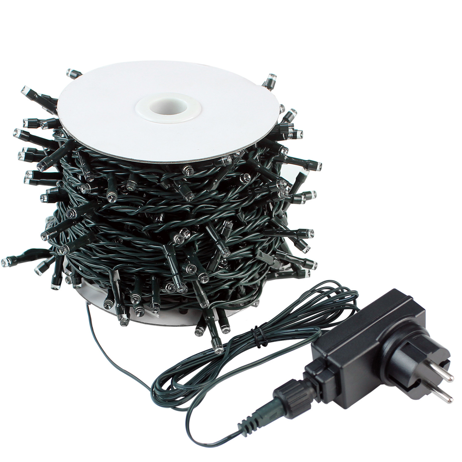 30V Yellow LED Christmas Tree Lights 50Hz 10m Fairy Lights Plug In