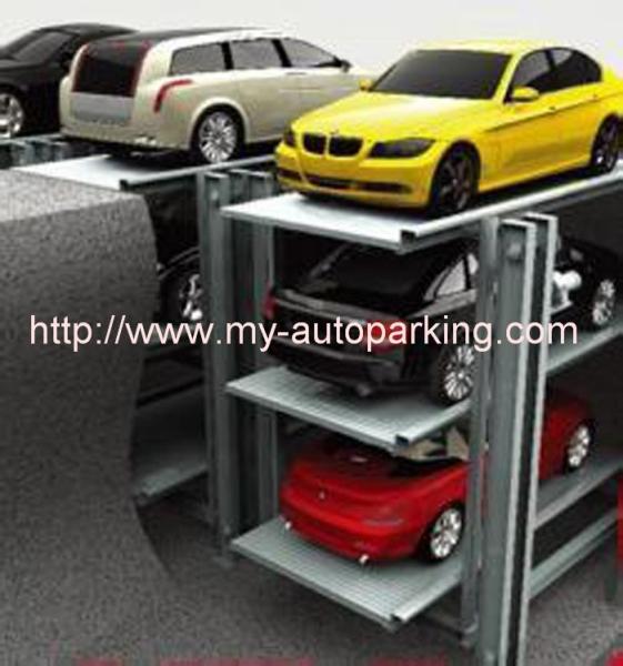 2-3 Cars Residential Pit Parking LiftHydraulic Garage Car Lift Home Garages
