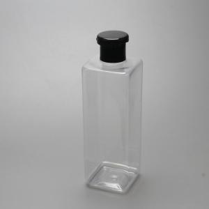 Quality PET squire Shampoo shower gel bottles 530ml in clear color wholesale