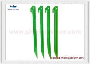 Quality 30cm Longer bold environmental plastic tent peg/flat nails wholesale