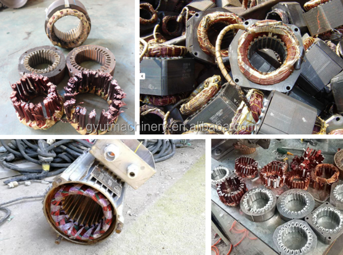 16 claws Electric Motor Wrecker for Scrap Motor Stator Processing at Manufacturing Plant