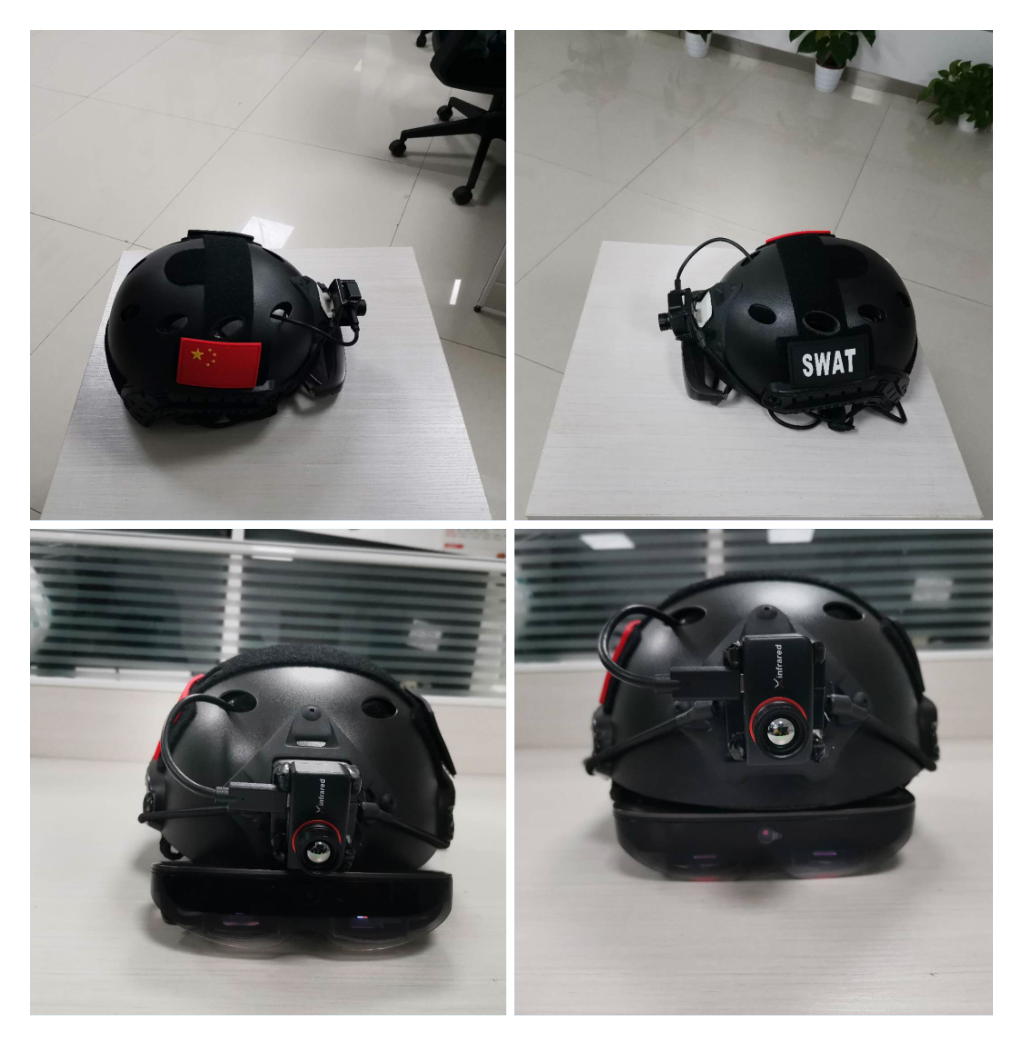 Body Temperature Scanner Smart Temperature Measuring Helmet