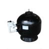 Buy cheap Black / Blue Fiber Glass Sand Filter Tank Side Mount Max Flow Rate 12 - 43m3 / H from wholesalers