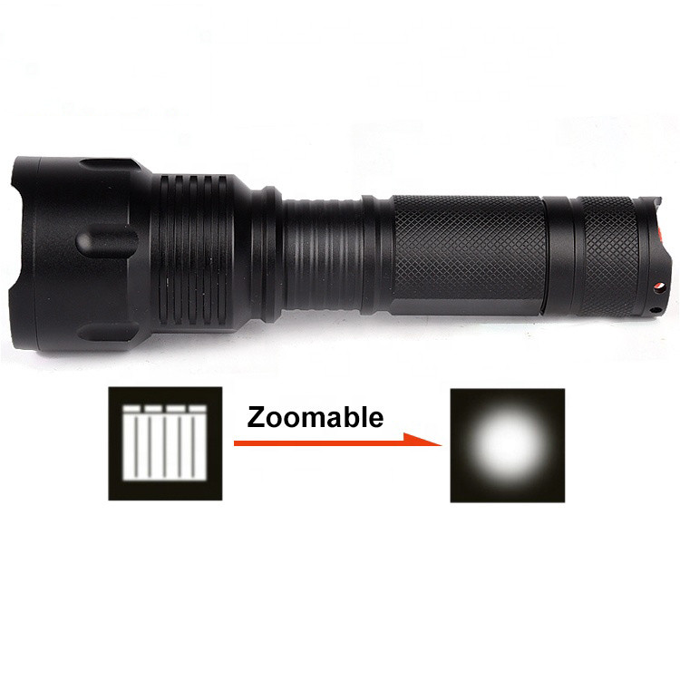 High power rechargeable LED tactical flashlight, 5 modes LED Emergency Flashlight for Police Use