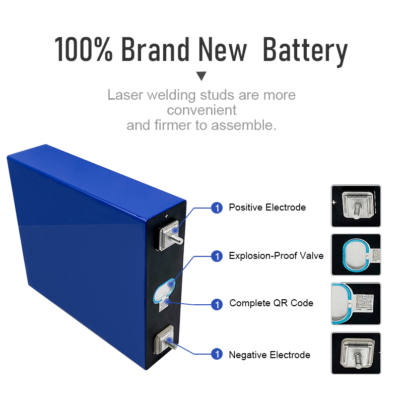 3.2V LF230 Rechargeable Lithium Ion Battery Solar Energy Storage 3500 Cycles
