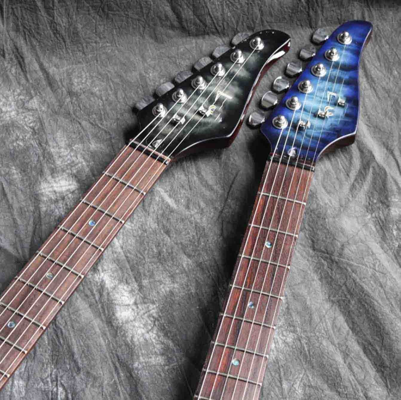 Custom Mahogany with Quilted Maple Top John Petrucci Signature Su-hr Musicman JP Electric Guitar Customize Kinds Shape E