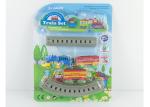 Plastic Children's Play Toys Mini Wind Up Classic Train Set with Railway Track