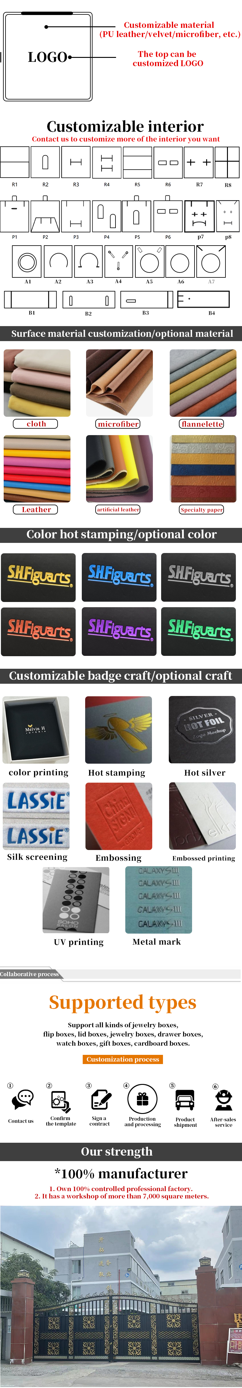 Jewelry PE Membrane Suspension Box , Jewelry Display Box Customized Size