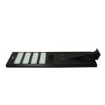 8500LM Solar Garden Street Lamps , High Power Solar Street Light 80W Black
