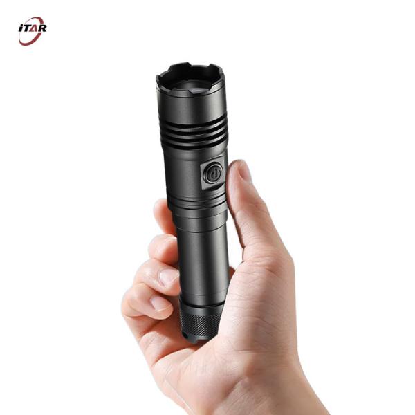 Cheap Battery Powered Rechargeable LED Flashlight 20W 2160 Lumen for sale