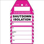 Isolation Tag PVC Waterproof Durable Lockout Tag