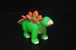 Small Green Vinyl Mini Dinosaurs , Mini Dinosaur Figures PVC Material