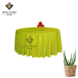 Quality 100% Polyester Dining Table Slipcovers For Hotel Banquet Customized Colors wholesale