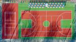 4mm Thickness Slip Resistance Silicon PU Flooring System Non toxic
