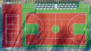 Quality 4mm Thickness Slip Resistance Silicon PU Flooring System Non toxic wholesale