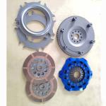 Twin Plates High Performance Racing Clutch Kit For Toyota 2UR 3UR 225mm Friction