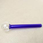 Premium Round Shape Glass Oil Burner Pipe Smoking Accessories Eco Friendly