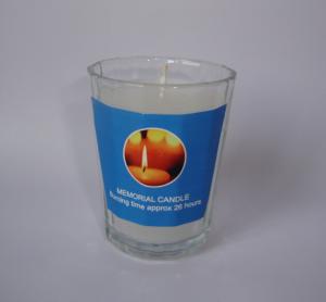 Quality 5x6.7cm Jews religious memorial candle is made from 100% paraffin wax without fragrance wholesale