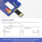 Hot Selling Promotional Credit Card USB Flash Drive with Full Color Printing,