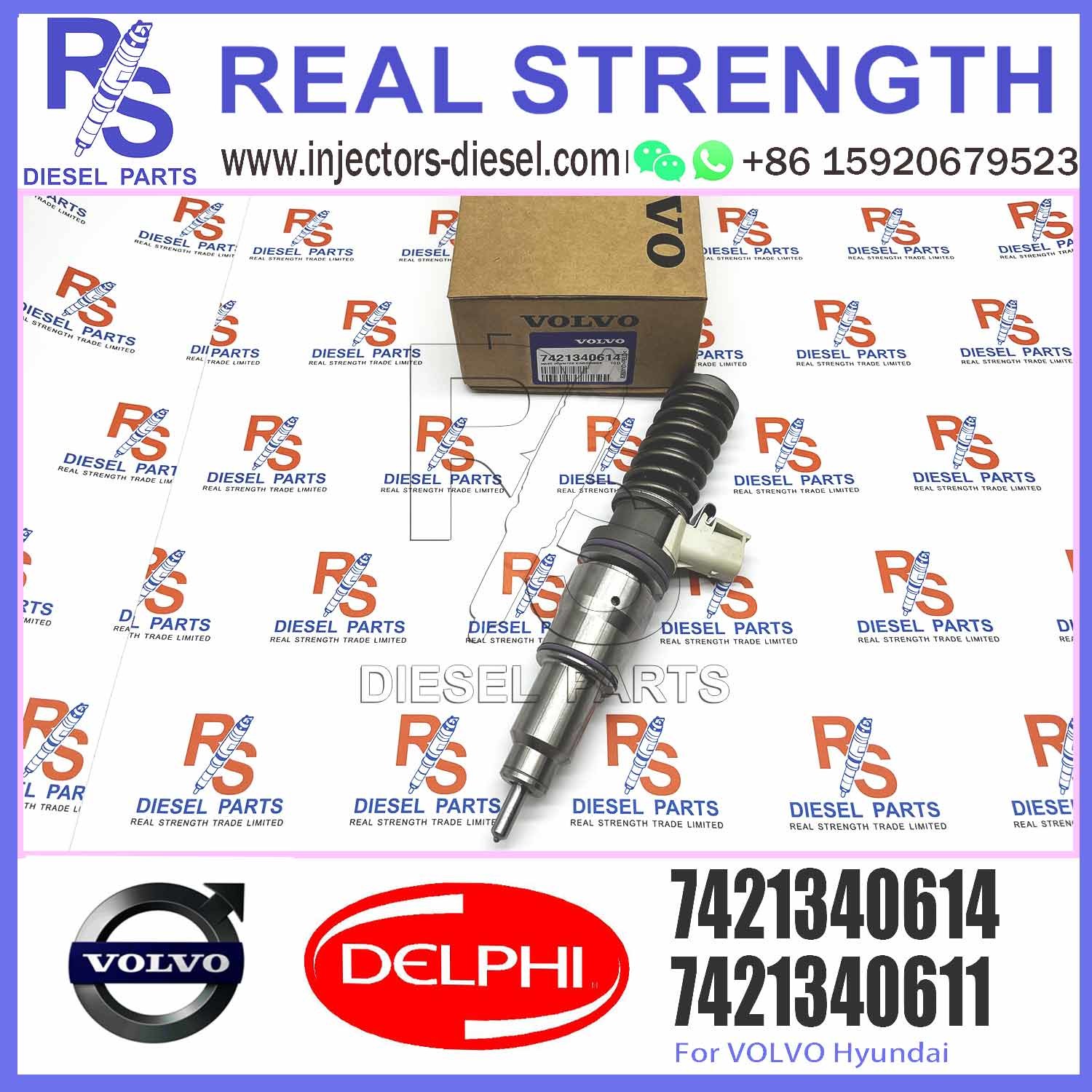 MD13 EURO 4 HIGH POWER E3 EUI Diesel Injector BEBE4D24104 BEBE4D24004 7421340614 7421340614 21371675 21340614