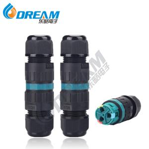 Quality Ip68 Waterproof Electrical Connector 3-Pin Connector For 5-12 Mm Diameter Cable wholesale