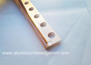Quality Gloss Polished Rose Golden Aluminium Round Edge Tile Trim With 2.5m Length wholesale