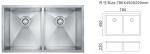 Grey Kitchen Sinks Stainless Steel Double Sink Double Bowls Kitchen Sink Unit