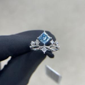 Quality Igi Certified 1.03ct Women'S Lab Grown Diamond Rings Princess Cut wholesale
