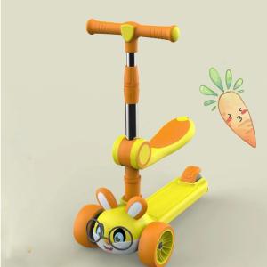 Quality Adjustable Lightweight Kids 3 Wheel Scooter For Children 3-8 Years Foot Brake Bike wholesale
