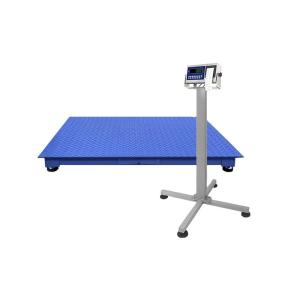 Quality SOHE 1000KG Carbon Steel Floor Scale with Bracket Print LED Display Capacity 0-1000KG wholesale