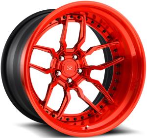Quality 6061 T 6 Aluminum Alloy 3 Piece Forged Rims Hyper Silver 18 19 20 21 and 22 inches wholesale