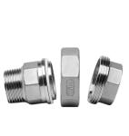 brass tee Loose Hexagon Thread Water Pipe Joint Oil Twist Slip Wire Buckle