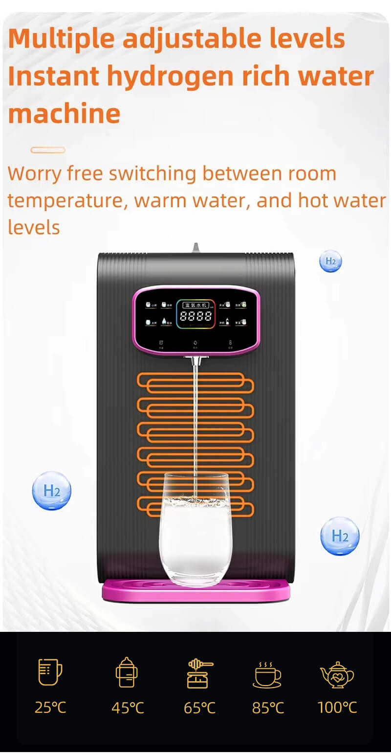 Hydrogen Water Dispenser Household Use 2000ppb Improves Blood Circulation WEIZI