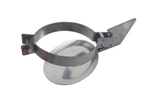 Quality Polished 8in Chrome Plated Steel Rain Cap wholesale